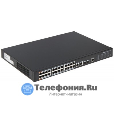 DAHUA DH-PFS4226-24ET-240 4-портовый управляемый коммутатор с РоЕ, уровень L2